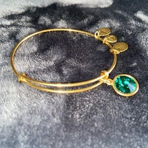 Alex & Ani bracelet emerald birthstone